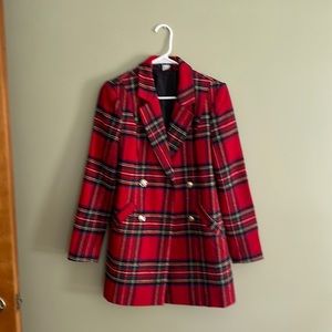 Plaid Holiday Blazer.